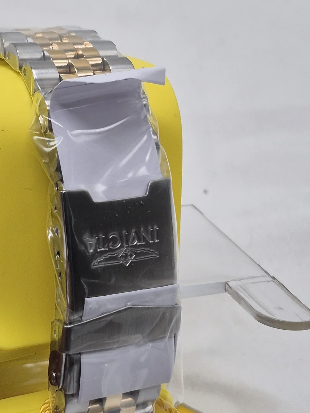 Woman Invicta Two-Tone Gold & Silver Professional Dive Watch - Black Dial